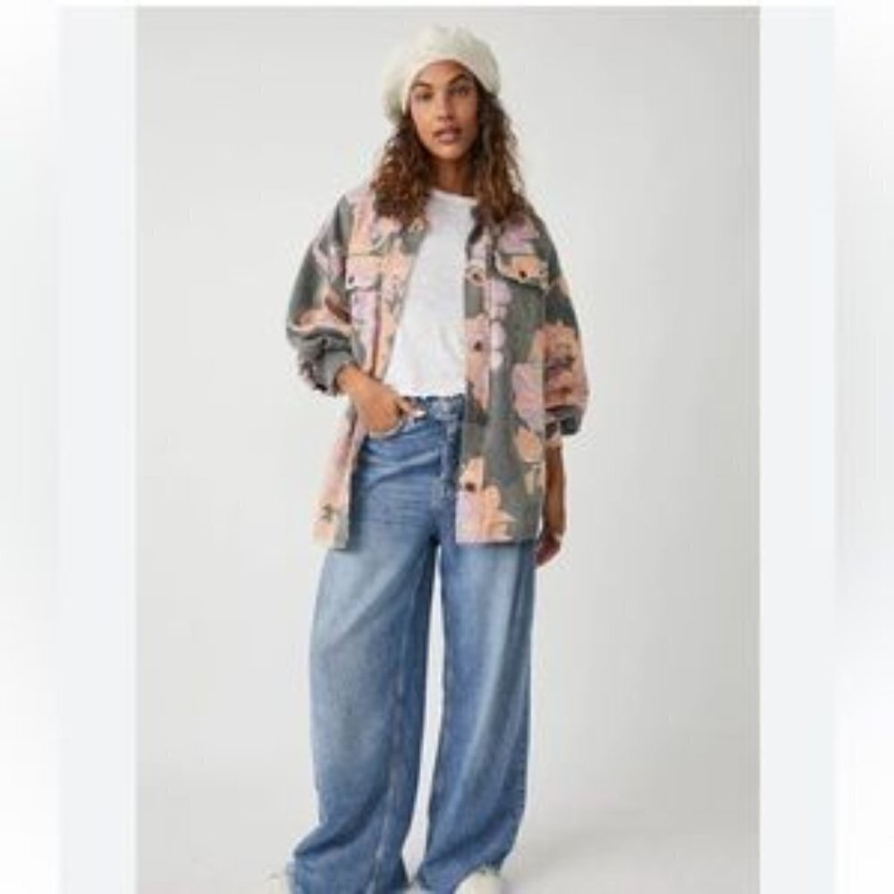 Free‎ People Printed Ruby Jacket